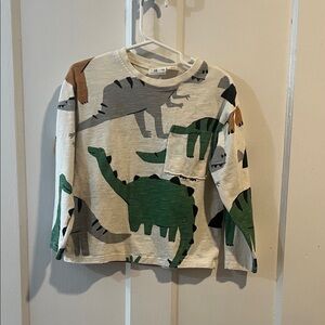 Dinosaur Print Kids Shirt - 5T